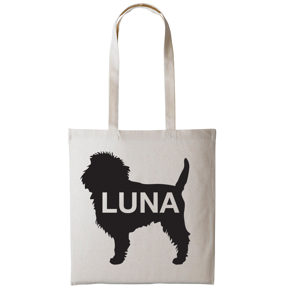 Affenpinscher tote bag, affenpinscher gifts, personalised tote bag, canvas tote bag, custom tote bag, shopping bag, large tote bag, tote bag