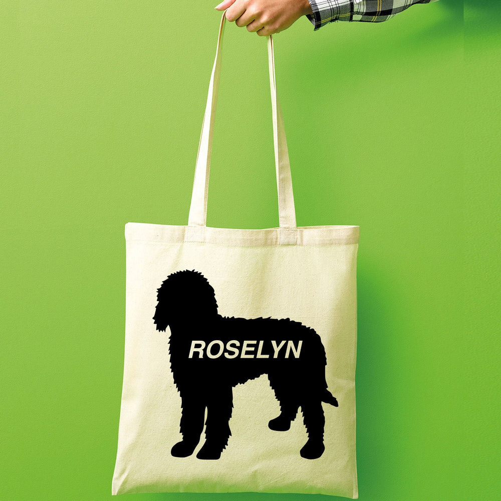 Labradoodle tote bag, labradoodle gifts, personalised tote bag, canvas tote bag, custom tote bag, shopping bag, large tote bag, tote bag