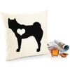 Akita cushion, dog pillow, akita pillow, cover cotton canvas print, dog lover gift for her 40 x 40 50 x 50 179