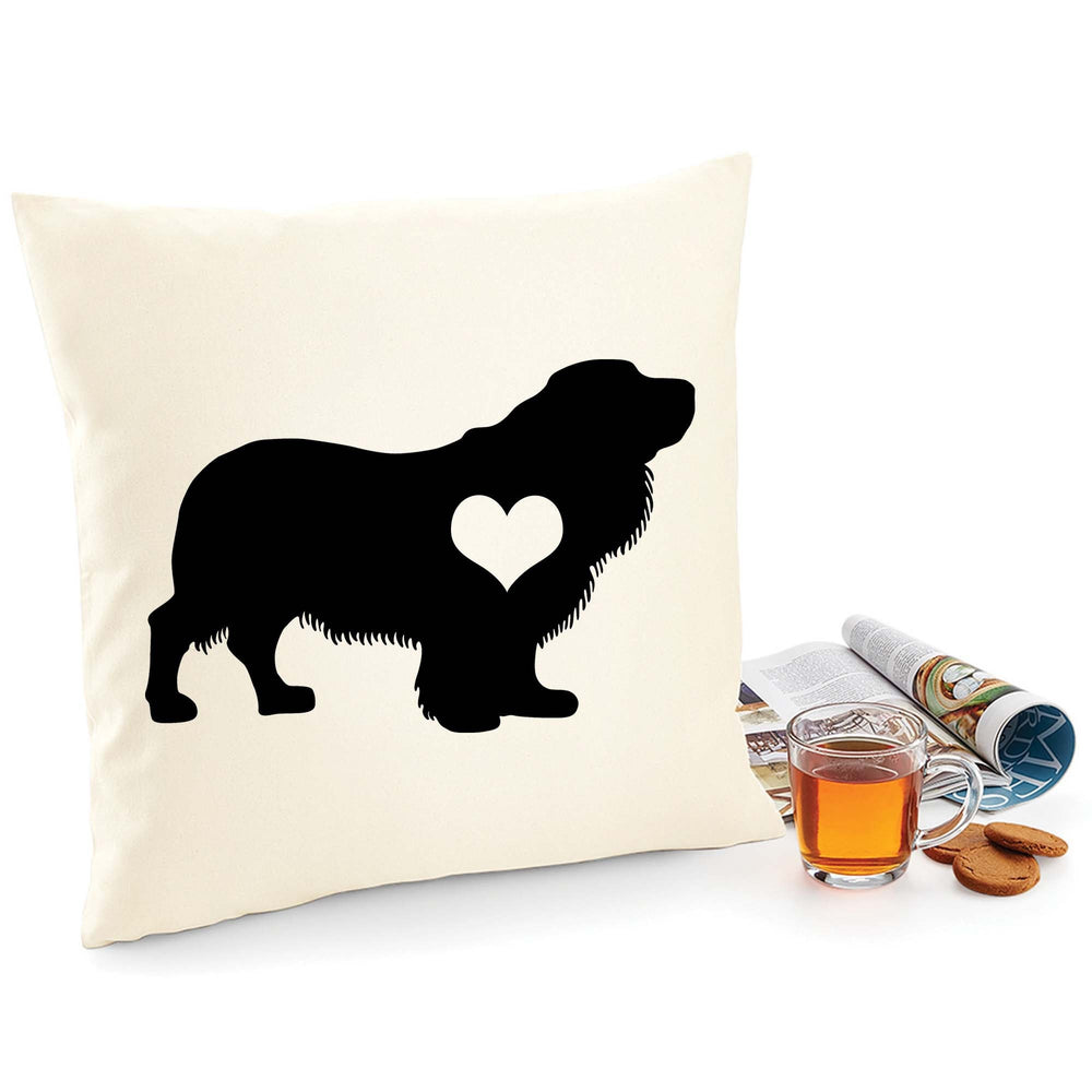 Sussex spaniel cushion, dog pillow, sussex spaniel pillow, cover cotton canvas print, dog lover gift for her 40 x 40 50 x 50 422