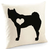 Akita cushion, dog pillow, akita pillow, cover cotton canvas print, dog lover gift for her 40 x 40 50 x 50 179