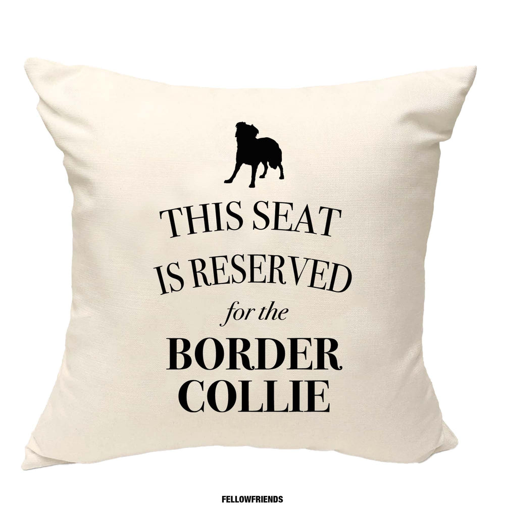 Border collie cushion, dog pillow, border collie pillow, cover cotton canvas print, dog lover gift for her 40 x 40 50 x 50 188