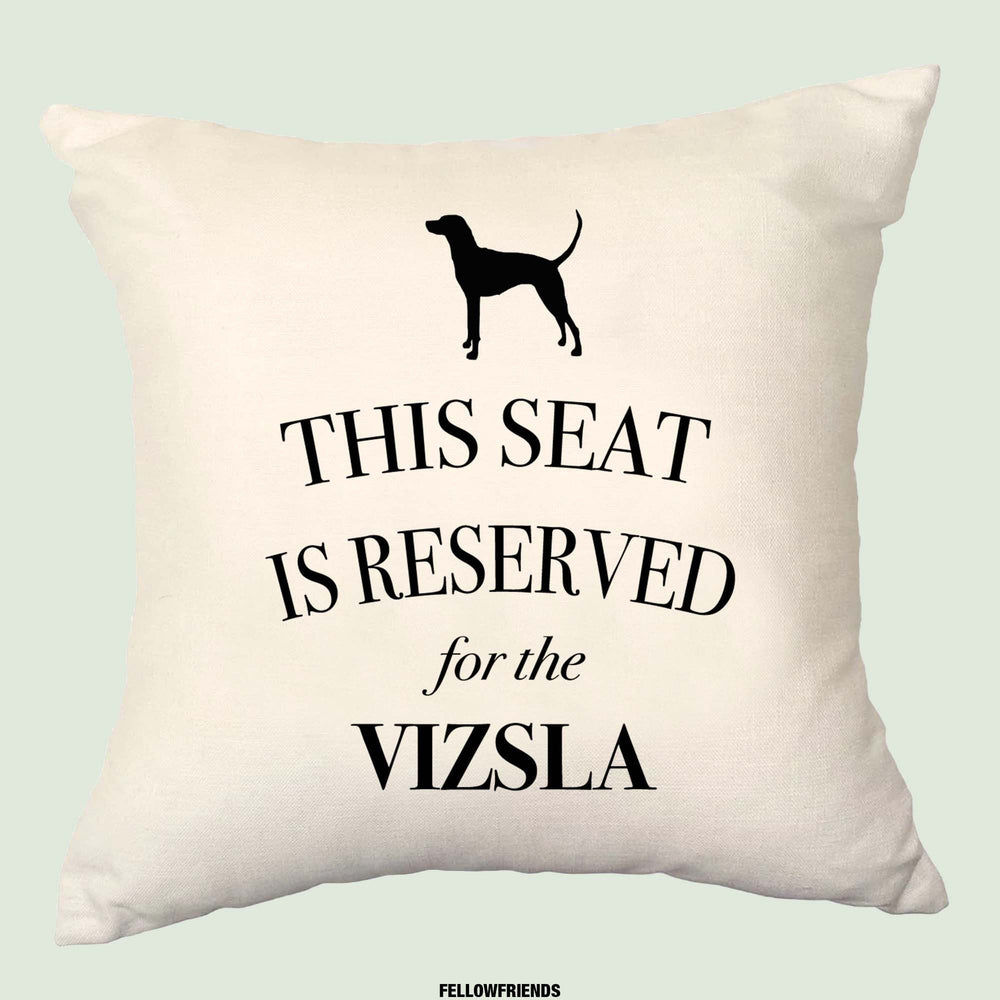 Vizsla cushion, dog pillow, vizsla pillow, cover cotton canvas print, dog lover gift for her 40x40 50x50 156