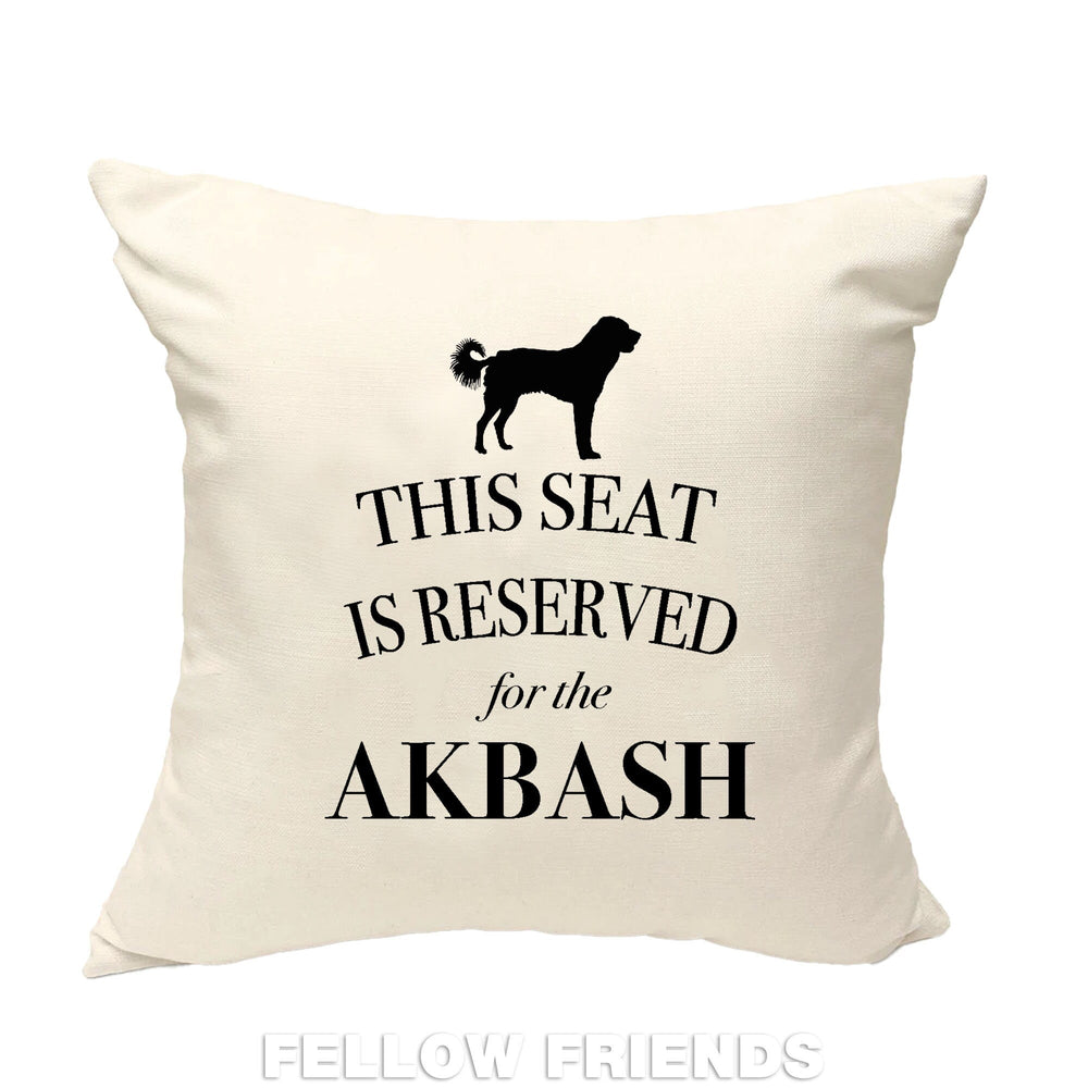 Akbash cushion, dog pillow, akbash pillow, gifts for dog lovers, cover cotton canvas print, dog lover gift for her 40 x 40 50 x 50 218