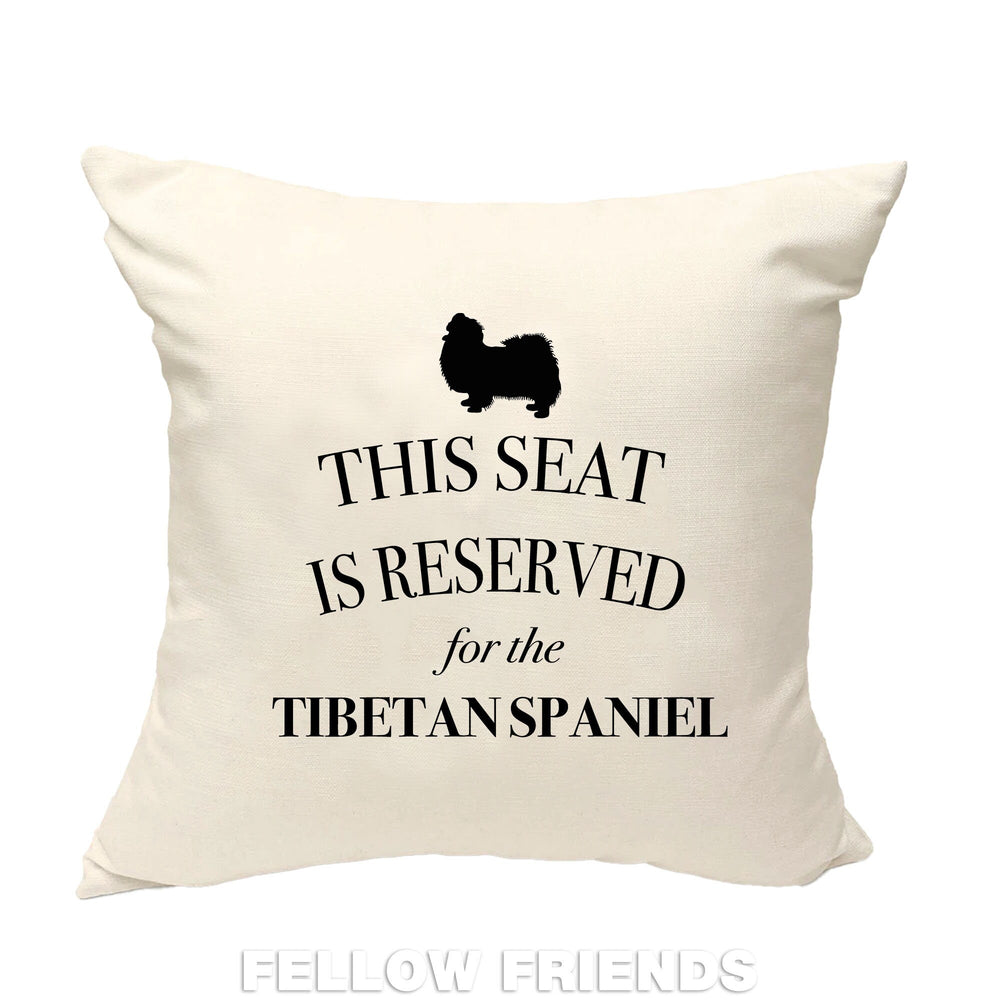 Tibetan spaniel cushion, dog pillow, tibetan spaniel pillow, gifts for dog lovers, cover cotton canvas print, dog lover gift 40x40 50x50 380