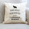 Lapponian herder cushion, dog pillow, lapponian herder pillow, gift for dog lover, cover cotton canvas print, dog lover gift 40x40 50x50 365