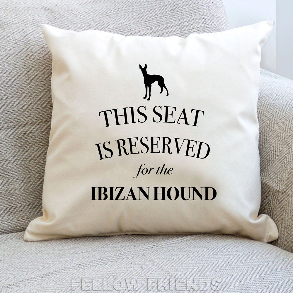 Ibizan hound cushion, dog pillow, ibizan hound pillow, gifts for dog lovers, cover cotton canvas print, dog lover gift 40x40 50x50 350