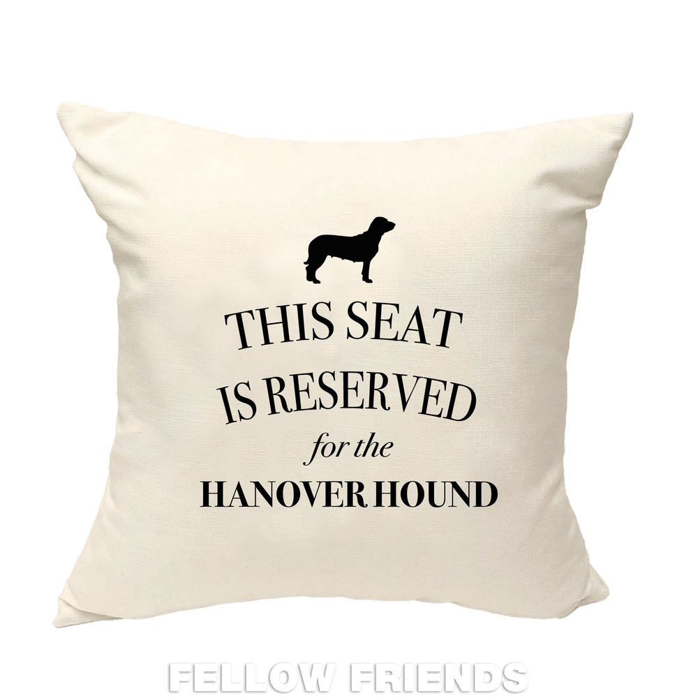 Hanover hound cushion, dog pillow, hanover hound pillow, gifts for dog lovers, cover cotton canvas print, dog lover gift 40x40 50x50 319