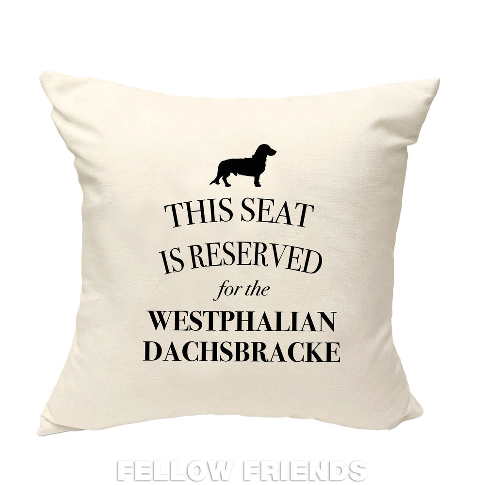 Westphalian dachsbracke cushion, dog pillow, dachsbracke pillow, gifts for dog lovers, cover cotton canvas print, dog gift 40x40 50x50 313