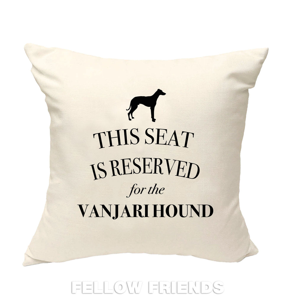 Vanjari hound dog cushion, dog pillow, vanjari hound dog pillow, gifts for dog lovers, cover cotton canvas print, dog gift 40x40 50x50 298