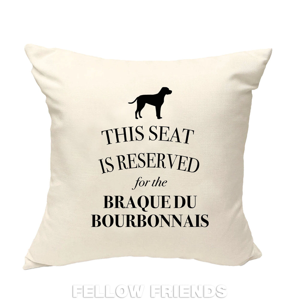 Braque bourbonnais cushion, dog pillow, Bourbonnais dog pillow, gifts for dog lovers, cover cotton canvas print, dog gift 40x40 50x50 277