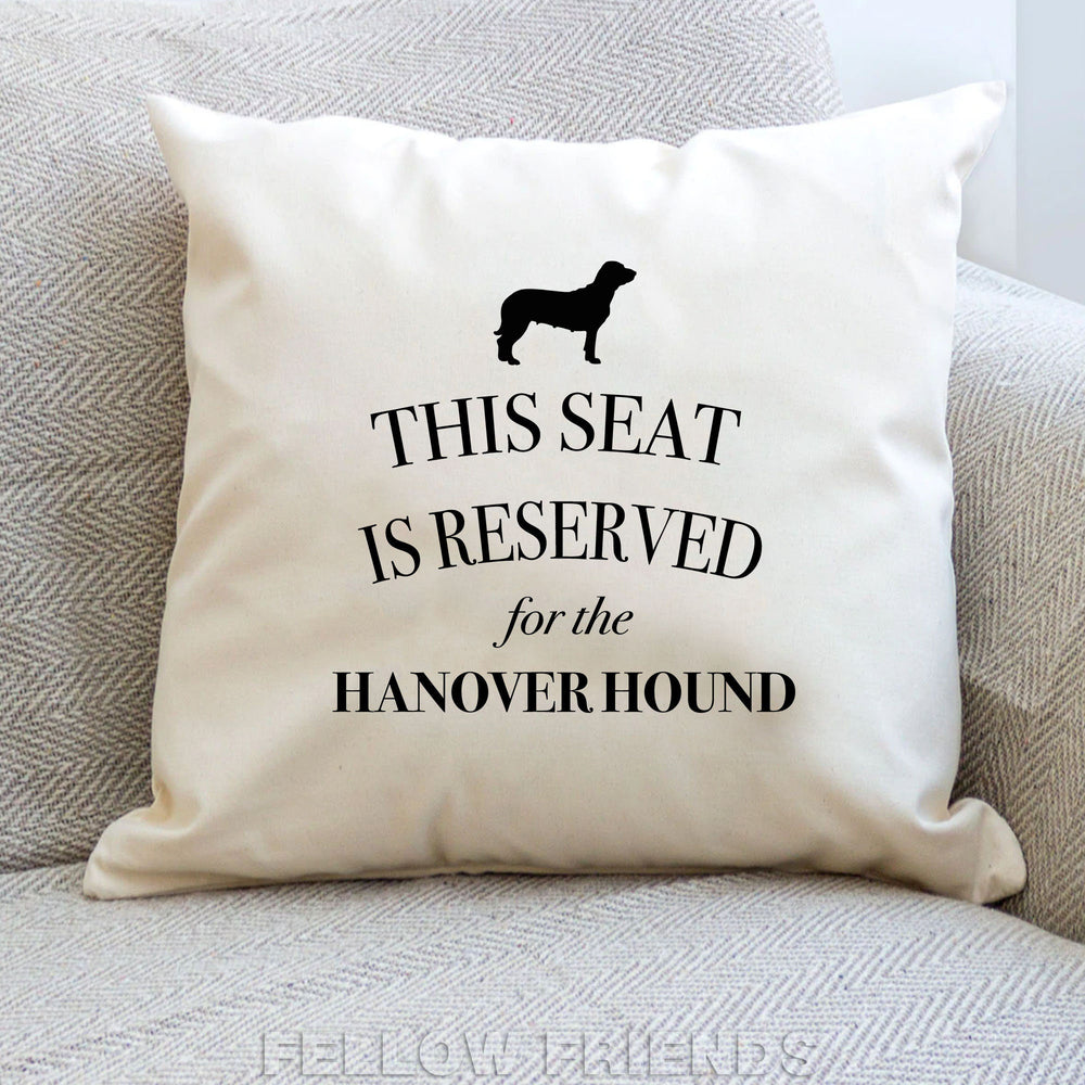 Hanover hound cushion, dog pillow, hanover hound pillow, gifts for dog lovers, cover cotton canvas print, dog lover gift 40x40 50x50 319