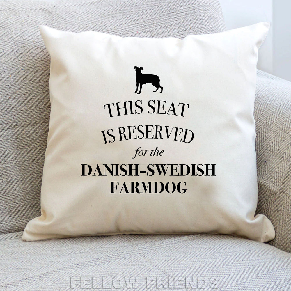 Danish swedish farmdog cushion, dog pillow, farmdog pillow, gifts for dog lovers, cover cotton canvas print, dog lover gift 40x40 50x50 287