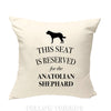 Anatolian shepherd dog pillow, dog pillow, shepherd dog cushion, gift for dog lovers, cover cotton canvas print, dog gift, 40x40 50x50 227