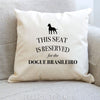 Dogue brasileiro mastiff cushion, dog pillow, mastiff pillow, gifts for dog lover, cover cotton canvas print, dog lover gift 40x40 50x50 279