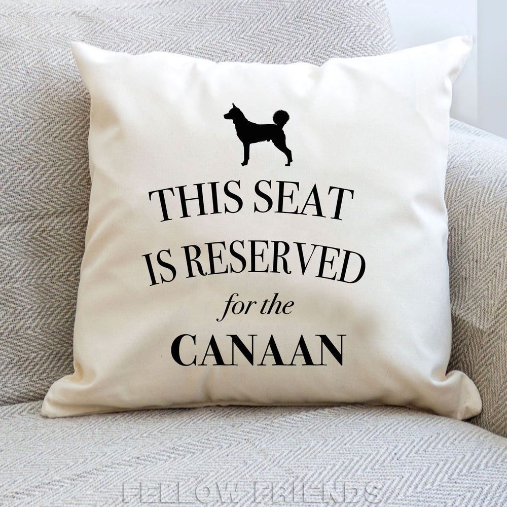 Canaan dog pillow, dog pillow, canaan dog cushion, gift for dog lover, cover cotton canvas print, dog lover gift for her 40 x 40 50 x 50 389