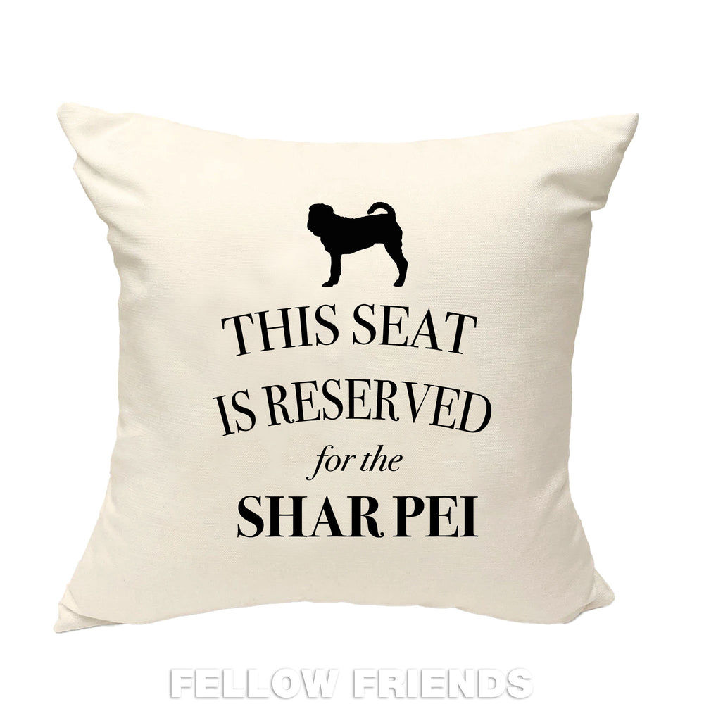 Shar pei pillow, shar pei cushion, dog pillow, gift for dog lover, cover cotton canvas print, dog lover gift for her 40 x 40 50 x 50 444