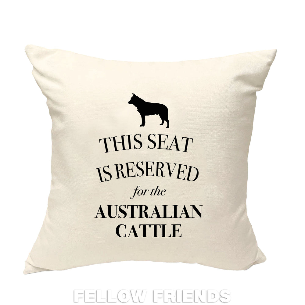 Australian cattle dog pillow, dog pillow, cattle dog cushion, gift for dog lovers, cover cotton canvas print, dog lover gift 40x40 50x50 235