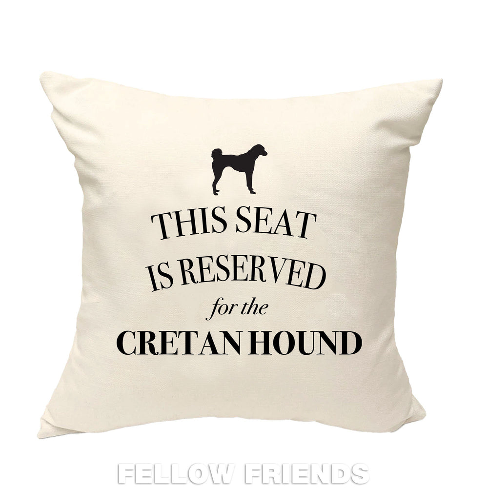 Cretan hound dog pillow, dog pillow, cretan hound dog cushion, gift for dog lover, cover cotton canvas print, dog lover gift 40x40 50x50 406