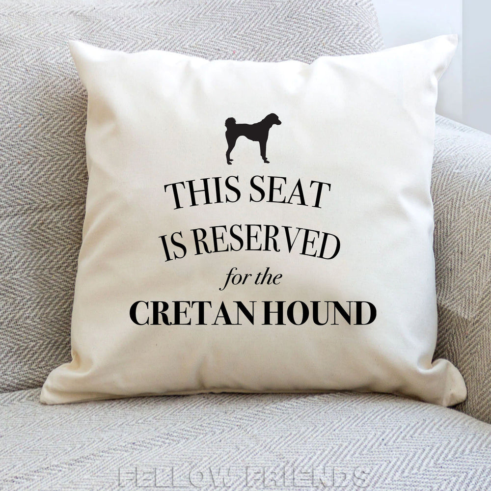 Cretan hound dog pillow, dog pillow, cretan hound dog cushion, gift for dog lover, cover cotton canvas print, dog lover gift 40x40 50x50 406