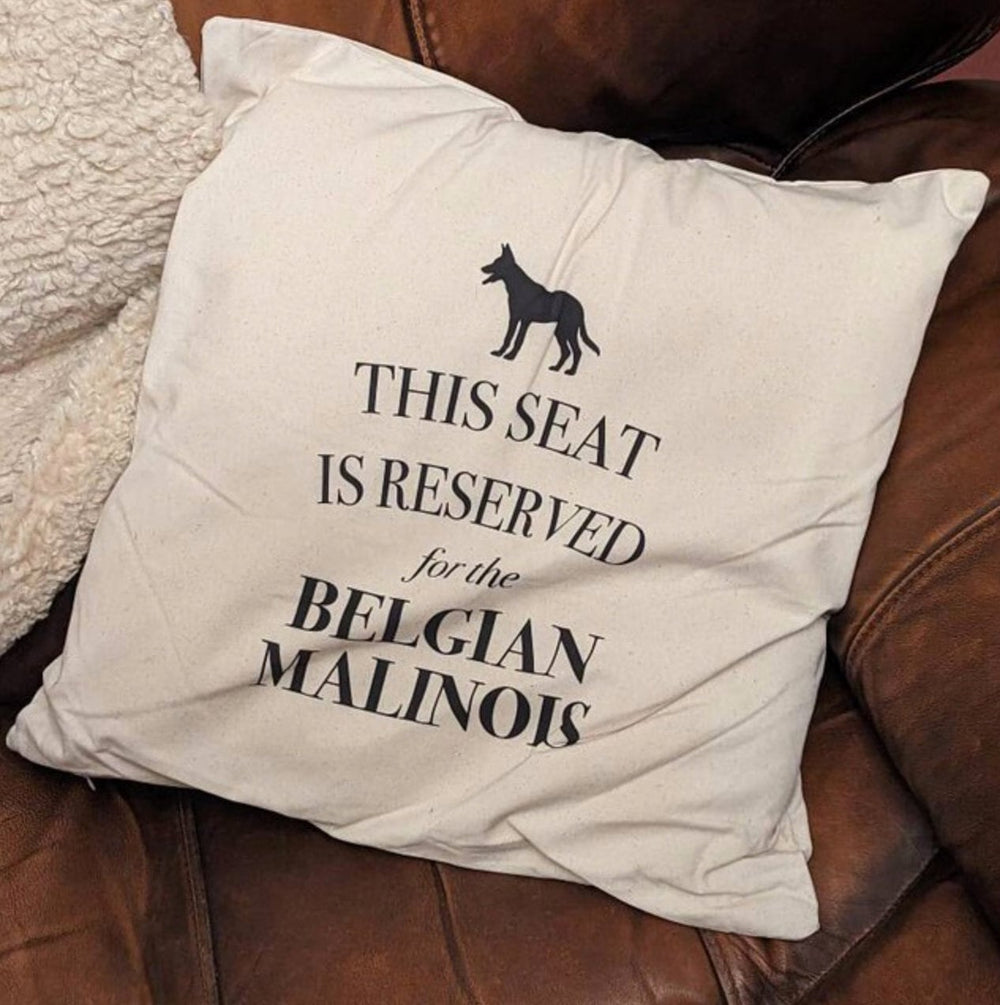 Belgian malinois cushion, dog pillow, belgian malinois pillow, cover cotton canvas print, dog lover gift for her 40 x 40 50 x 50 205