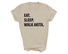 Akita shirt, eat sleep walk Akita, Akita gift, Akita mom, Akita dad, 1395