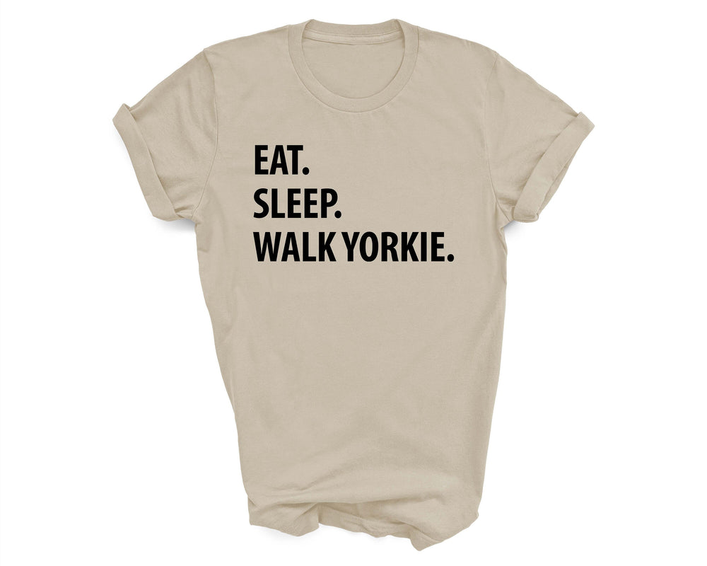 Yorkie shirt, eat sleep walk Yorkie, Yorkie gift, Yorkie mom, Yorkie dad, Yorkie tshirt, 1286