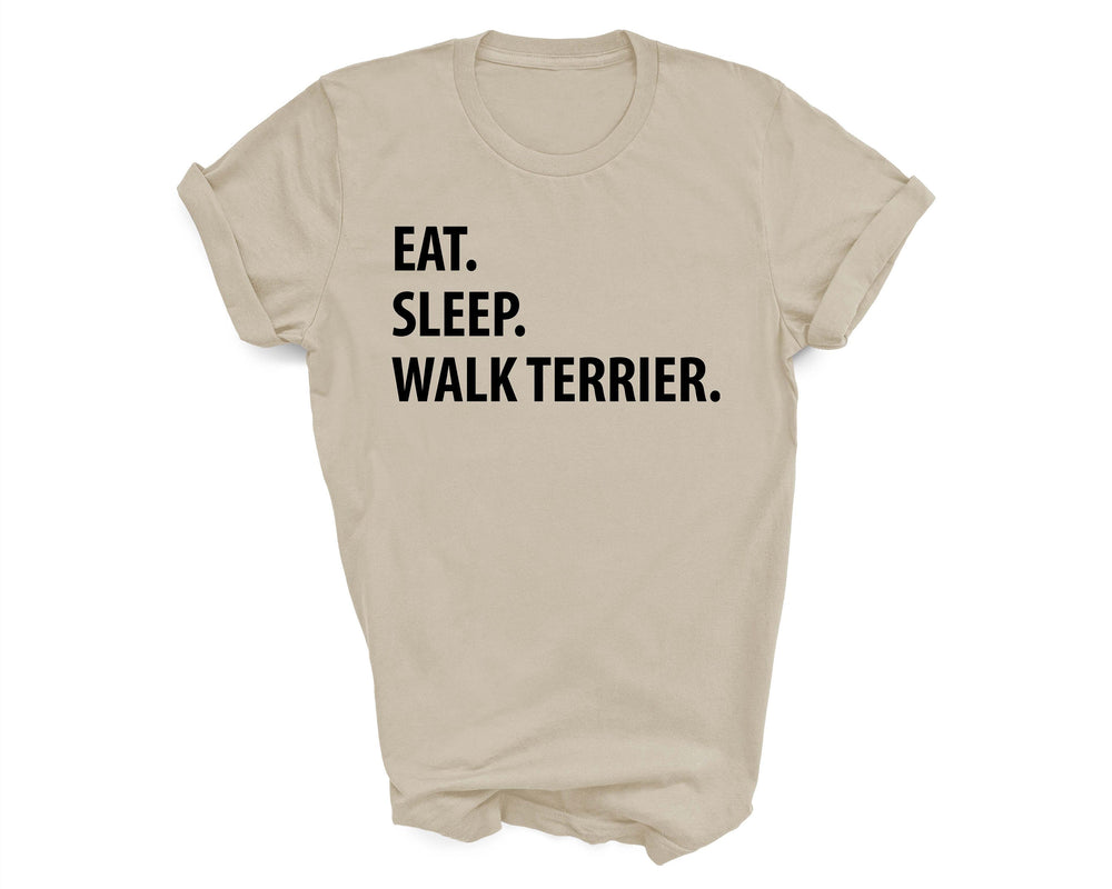 Terrier shirt, eat sleep walk Terrier, Terrier gift, Terrier mom, Terrier dad, Terrier tshirt, 1327