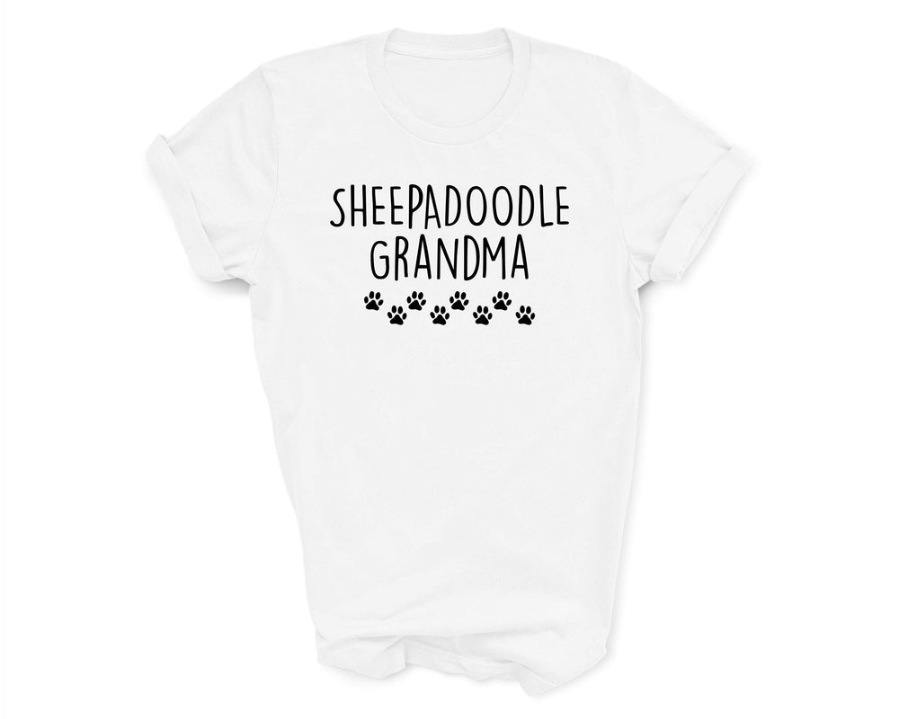 Sheepadoodle Grandma Shirt, Sheepadoodle Grandma, Sheepadoodle nanny, Sheepadoodle gifts, Sheepadoodle shirt, 3071