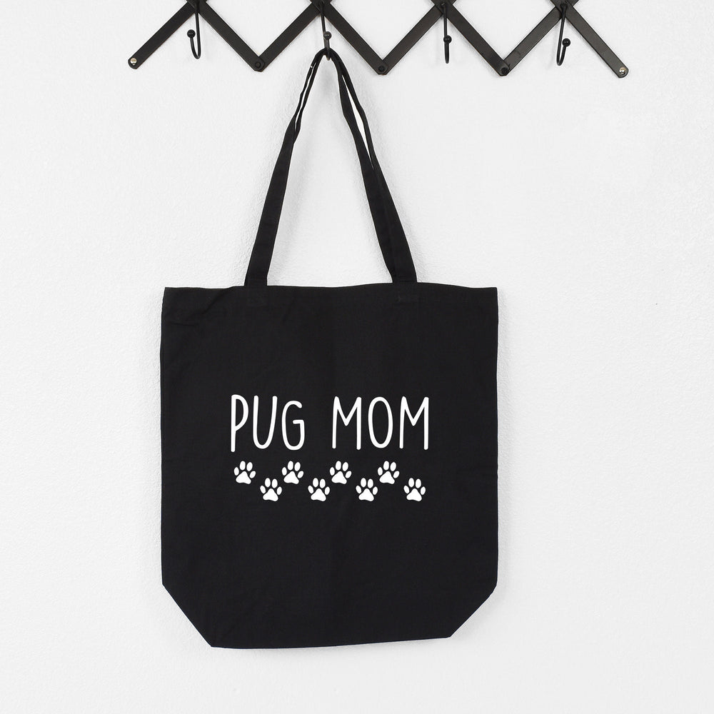 Pug tote bag, Pug mom, Pug mum, Pug gifts, Pug tote, Pug bag, Pug Lover, Shopping bag, Tote bag, 1715