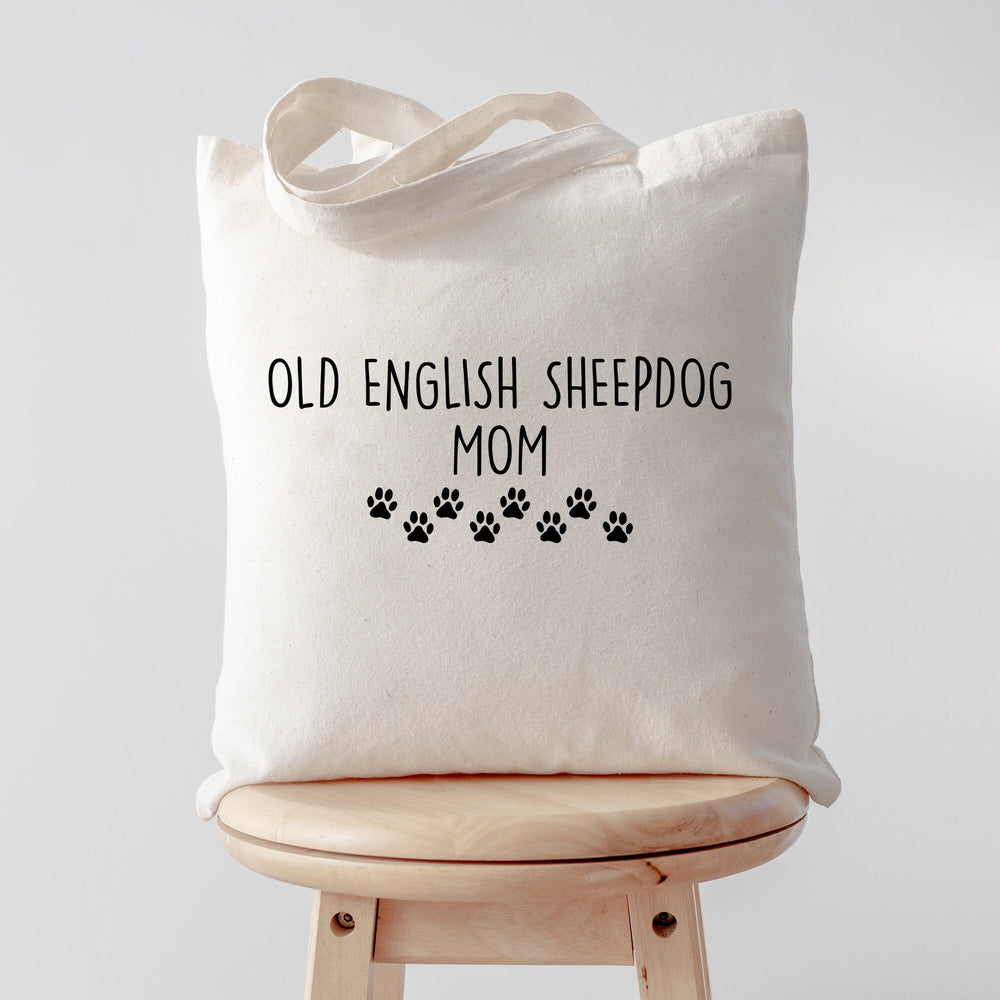 Old English Sheepdog tote bag, Sheepdog mom, Sheepdog mum, Sheepdog gifts, Sheepdog tote, Tote bag, Shopping bag, 2350