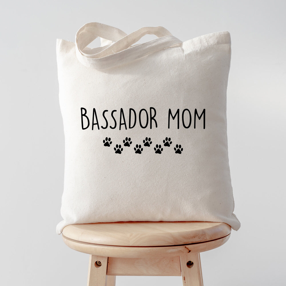 Bassador tote bag, Bassador mom, Bassador mum, Bassador gifts, Bassador mom tote, Bassador tote, Tote bag, Shopping bag, 2450