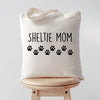 Sheltie tote bag, Sheltie mom, Sheltie mum, Sheltie gift, Sheltie mom tote, Shopping bag, Tote bag, 2074