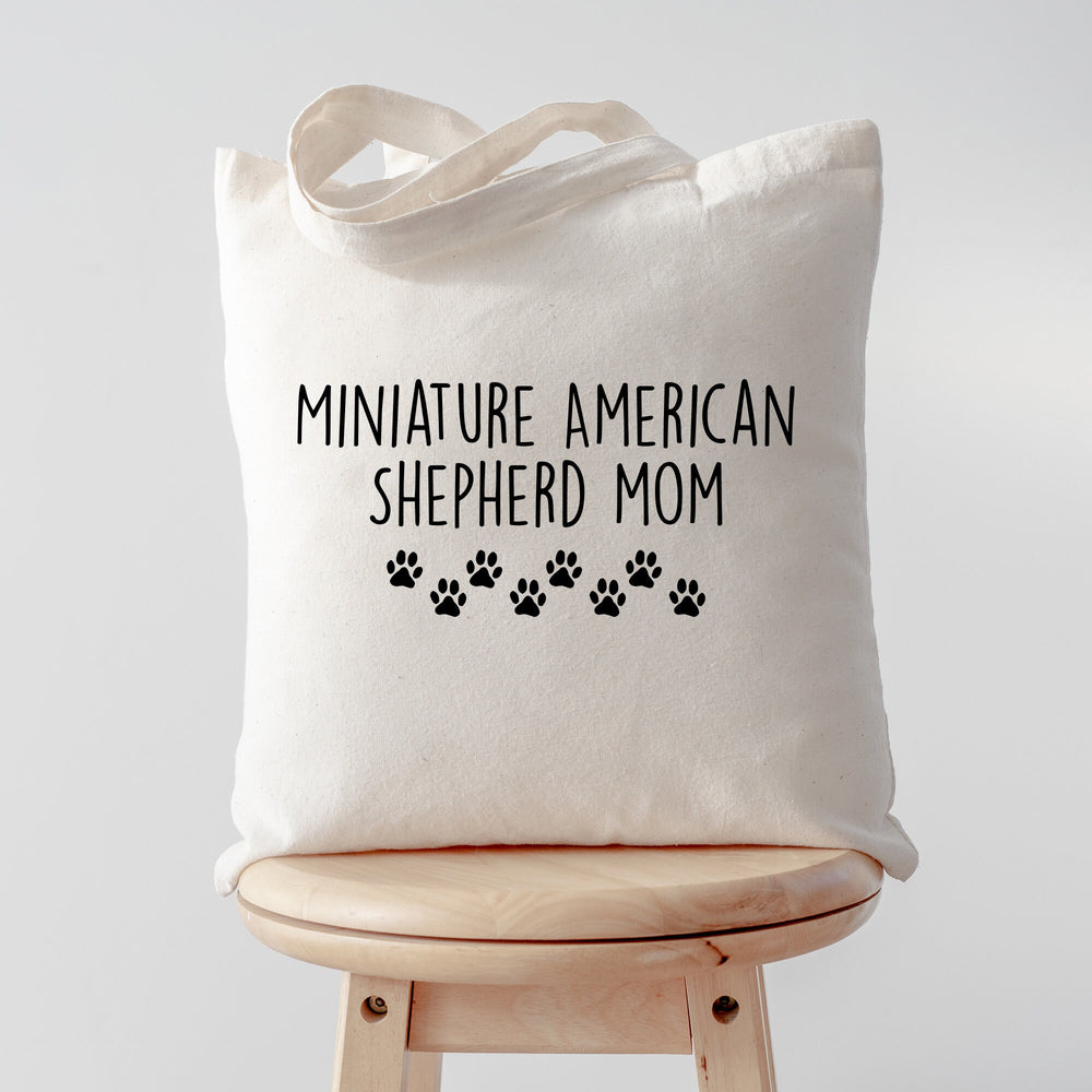 Miniature American Shepherd tote bag, Miniature American Shepherd mom, Shepherd mum, Shepherd gifts, Shepherd tote, Shepherd mom tote, 2852