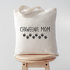 Chiweenie tote bag, Chiweenie mom, Chiweenie mum, Chiweenie gifts, Chiweenie mom tote, Chiweenie shopping bag, Shopping bag, Tote bag, 2134