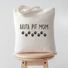 Akita Pit tote bag, Akita Pit mom, Akita Pit mum, Akita Pit gifts, Akita Pit mom tote, Akita Pit tote, Tote bag, Shopping bag, 2431