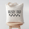 Husky tote bag, Husky papa, Husky dad, Husky gifts, Husky tote, Husky dad tote, Tote bag, Shopping bag, 1710