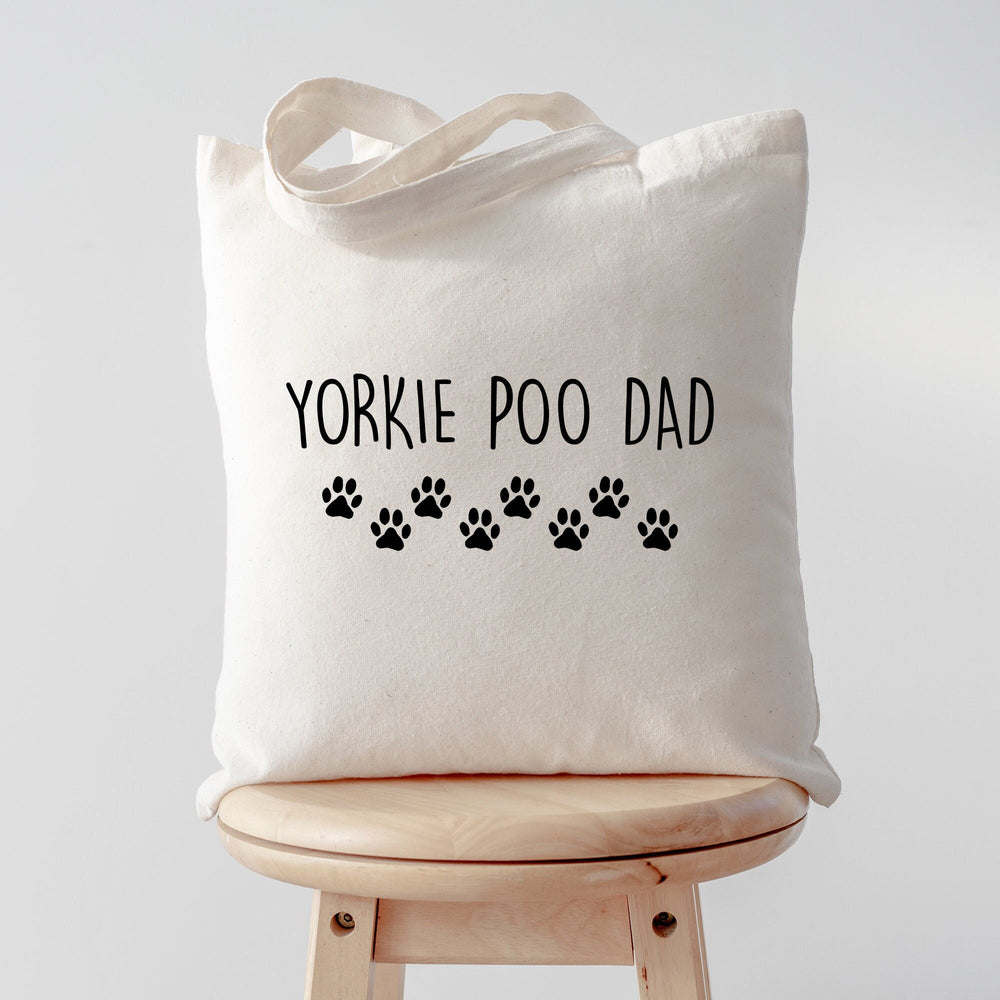 Yorkie Poo tote bag, Yorkie Poo dad, Yorkie Poo papa, Yorkie Poo gifts, Yorkie Poo tote, Yorkie Poo dad tote, Tote bag, shopping bag, 2235