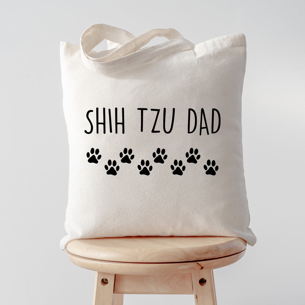 Shih Tzu tote bag, Shih Tzu dad, Shih Tzu papa, Shih Tzu gifts, Shih Tzu tote, Shih Tzu dad tote, Tote bag, Shopping bag, 2754