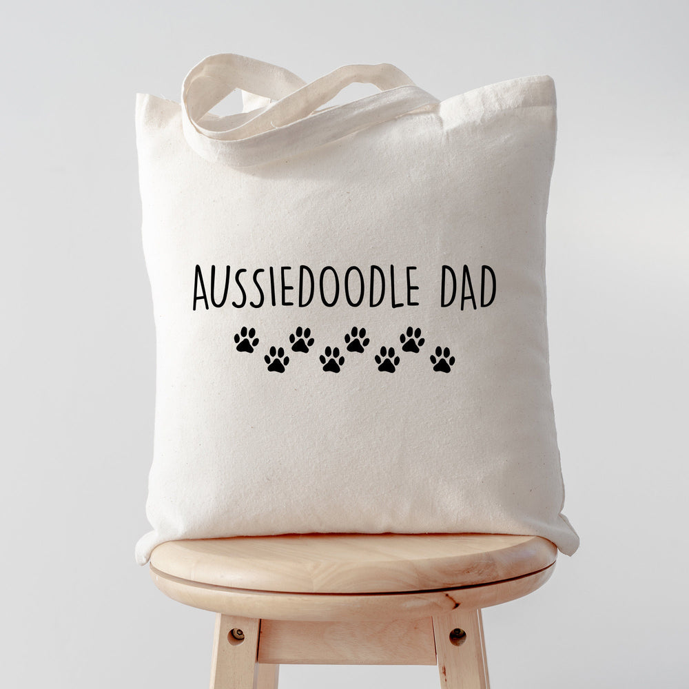 Aussiedoodle tote bag, Aussiedoodle dad, Aussiedoodle papa, Aussiedoodle gifts, Aussiedoodle tote, Aussiedoodle dad tote, Shopping bag, 2202