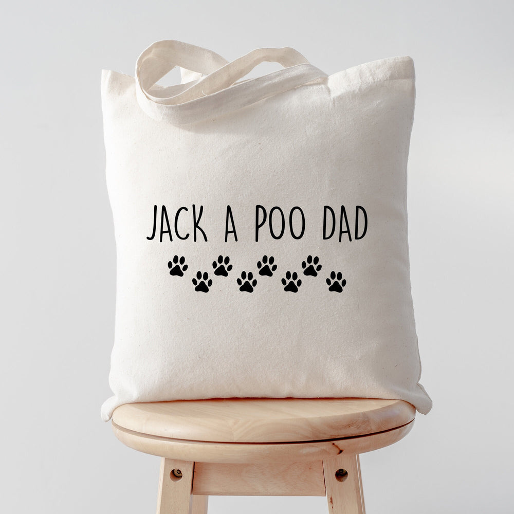 Jackapoo tote bag, Jackapoo dad, Jackapoo gifts, Jackapoo tote, Jackapoo dad tote, Jackapoo papa, Tote bag, Shopping bag, 2215