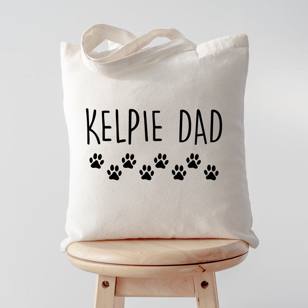 Kelpie tote bag, Kelpie dad, Kelpie papa, Kelpie gifts, Kelpie tote, Kelpie dad tote, Tote bag, Shopping bag, 2880