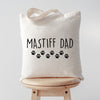 Mastiff tote bag, Mastiff dad, Mastiff papa, Mastiff gifts, Mastiff tote, Mastiff dad tote, Tote bag, Shopping bag, 3443