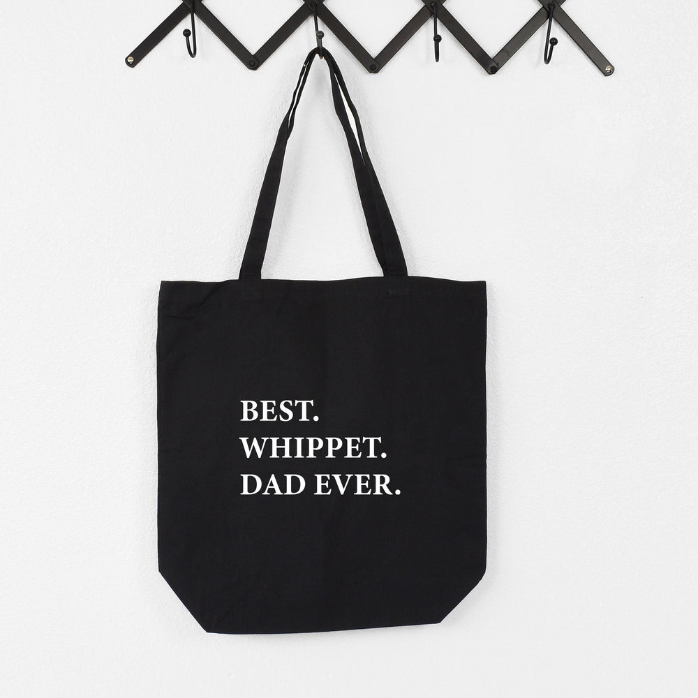 Best Whippet dad tote, Best Whippet dad, Whippet dad, Whippet gifts, Whippet tote, Whippet dad tote, Tote bag, Shopping bag, 1996