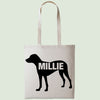 Tyrolean hound tote bag gift custom tote bag canvas cotton personalized print long handle large shopping tote bag