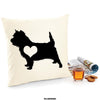 Cairn terrier cushion, dog pillow, Cairn terrier pillow, cover cotton canvas print, dog lover gift for her 40 x 40 50 x 50 196