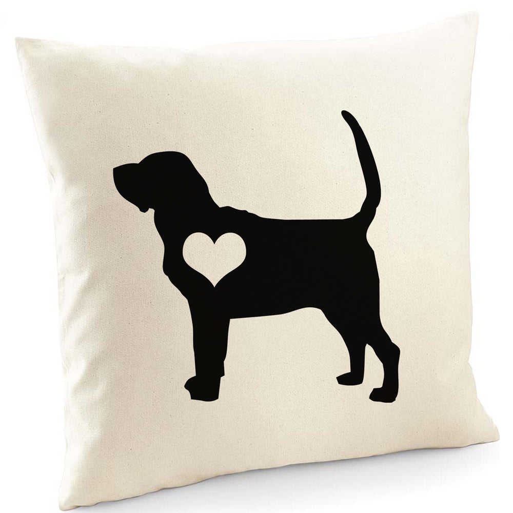 Bloodhound cushion, dog pillow, bloodhound pillow cover cotton canvas print, dog lover gift for her 40 x 40 50 x 50 187