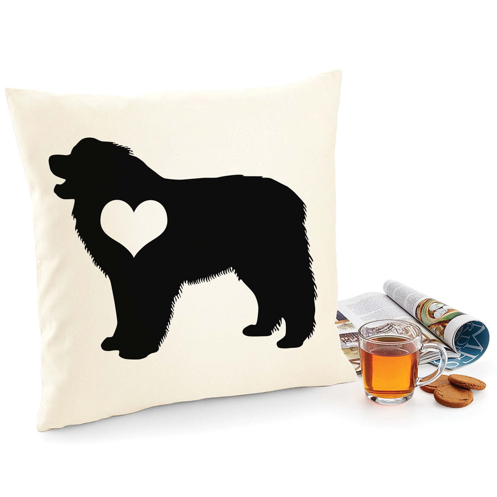 Leonberger cushion, dog pillow, leonberger pillow cover cotton canvas print, dog lover gift for her 40x40 50x50 173