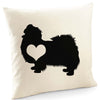 Tibetan spaniel cushion, dog pillow, tibetan spaniel pillow cover cotton canvas print, dog lover gift for her 40x40 50x50 380