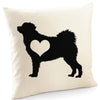 Wetterhoun cushion, dog pillow, wetterhoun pillow cover cotton canvas print, dog lover gift for her 40x40 50x50 314